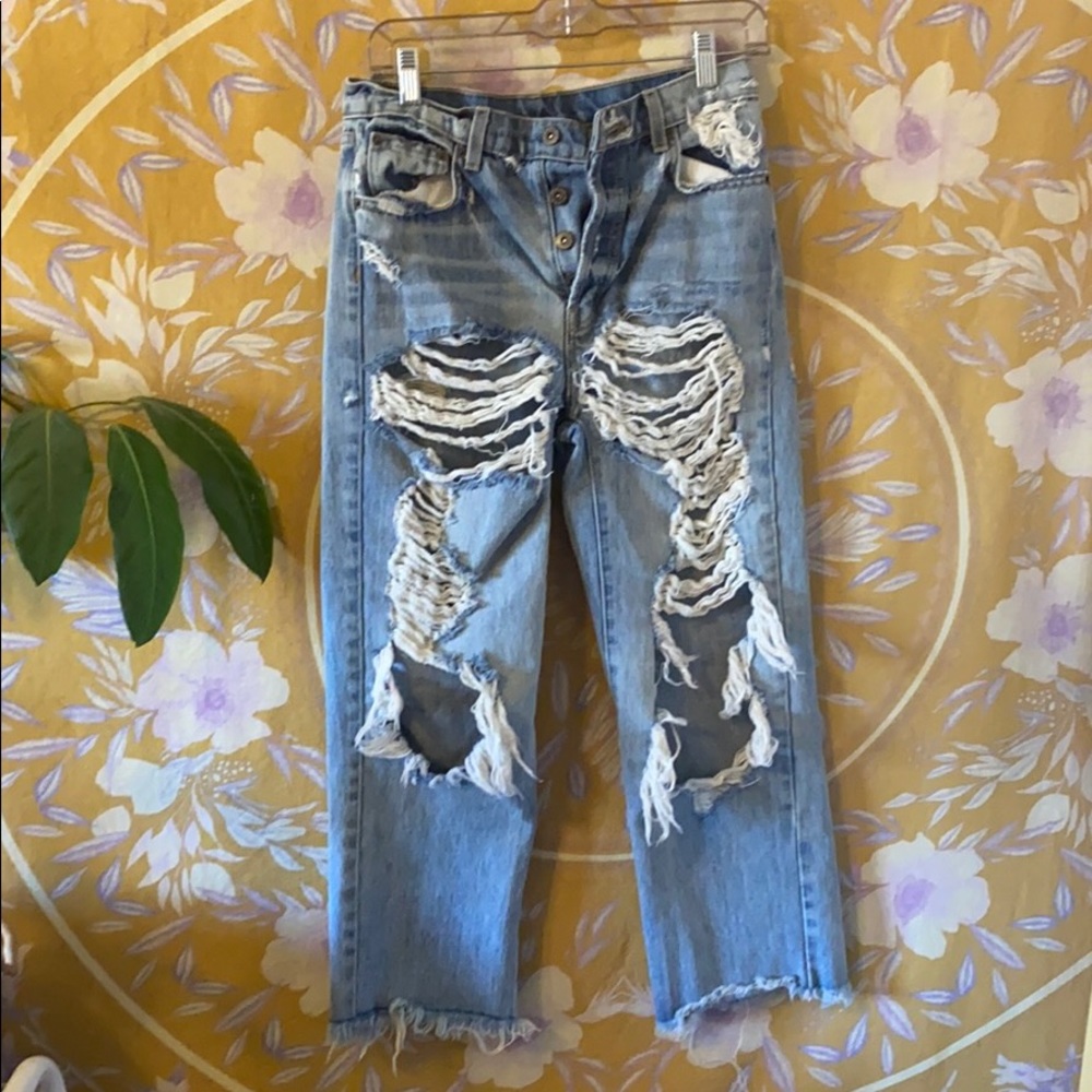 Carmar ripped jeans size 26